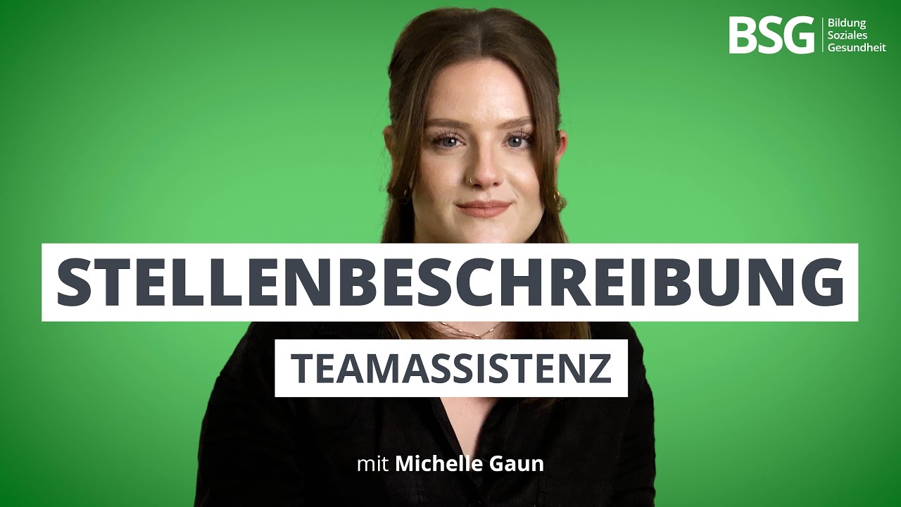 [Stellenbeschreibung] - Teamassistenz