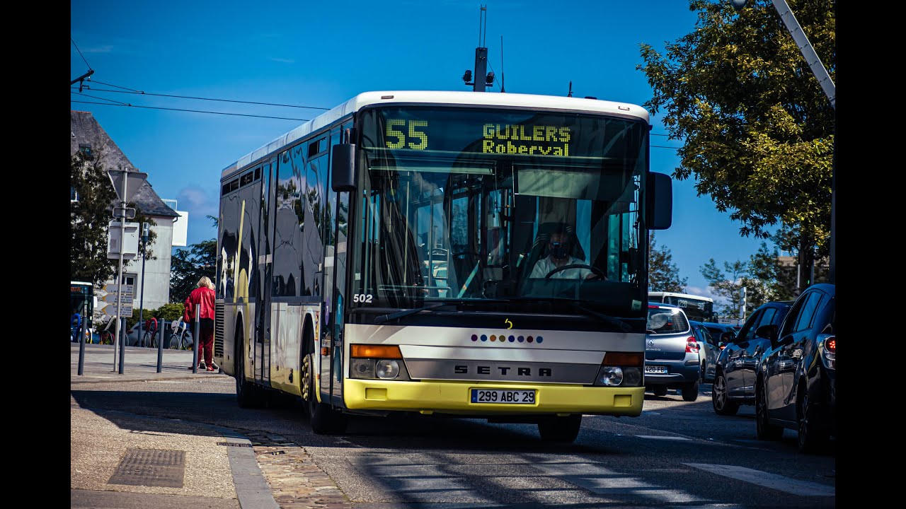 TIMELAPSE | Bibus [Brest] | Ligne 71 | Setra S 315 NF N°502