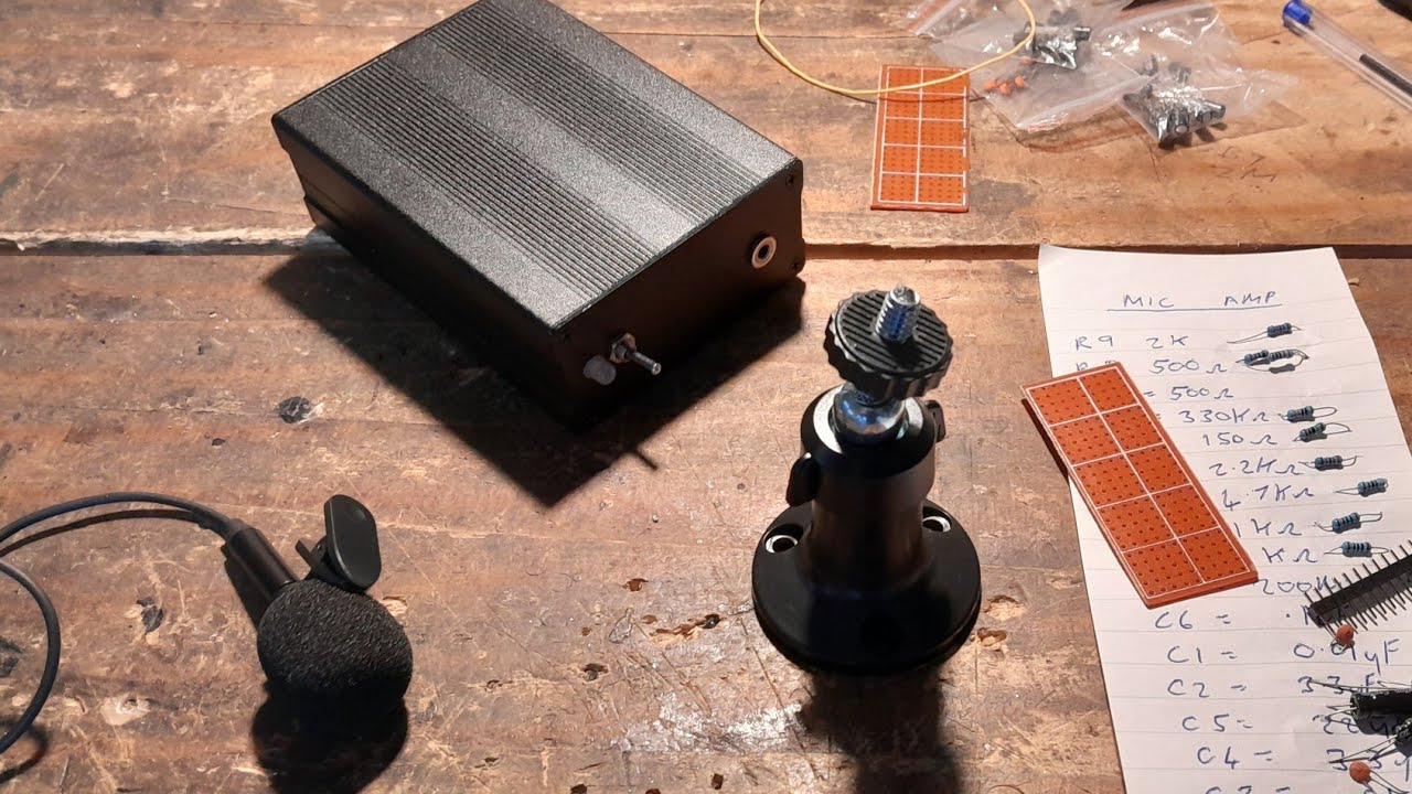 Настольный микрофон своими руками. Радиолюбитель. Icom IC701. Часть 1.