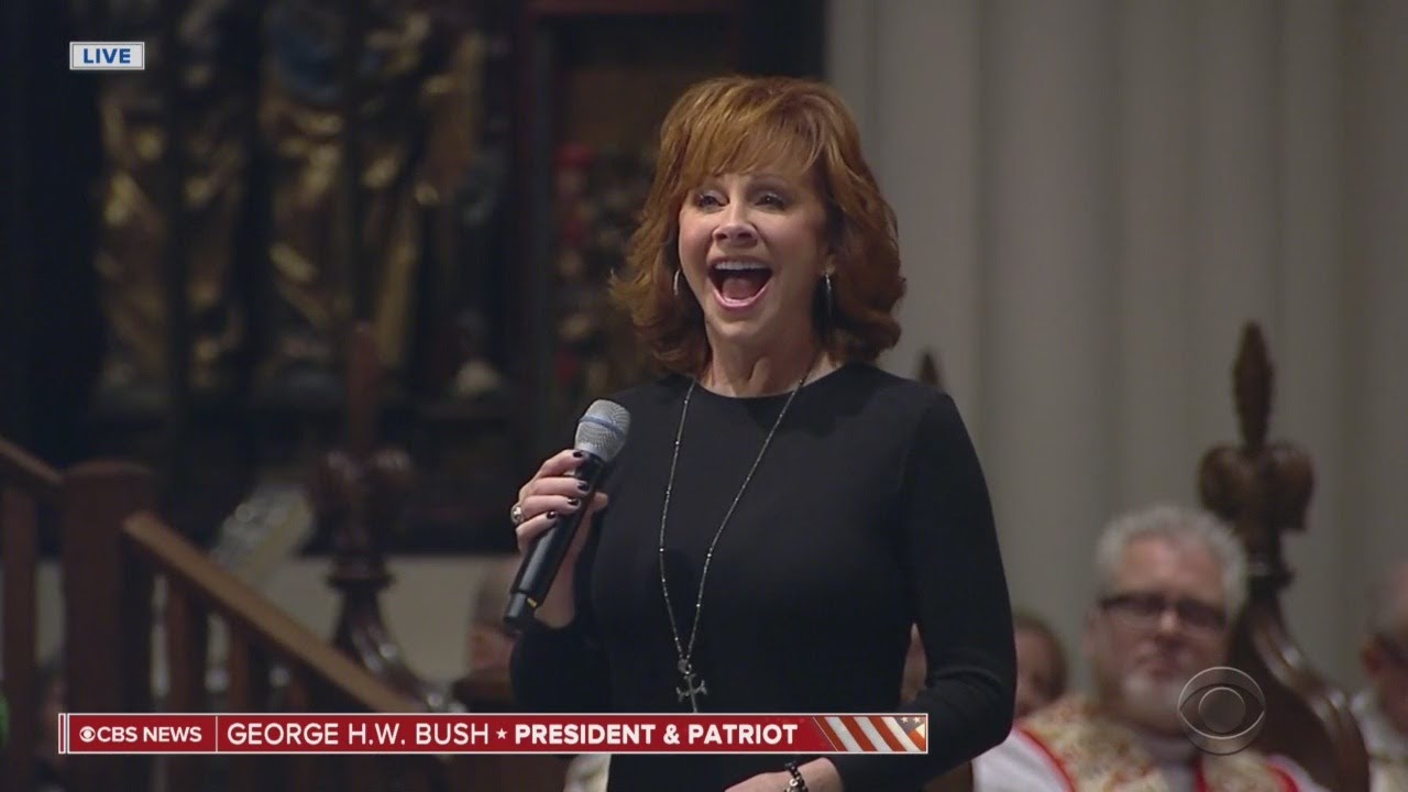 Reba McEntire Performs 'The Lord's Prayer' At GHWB Funeral