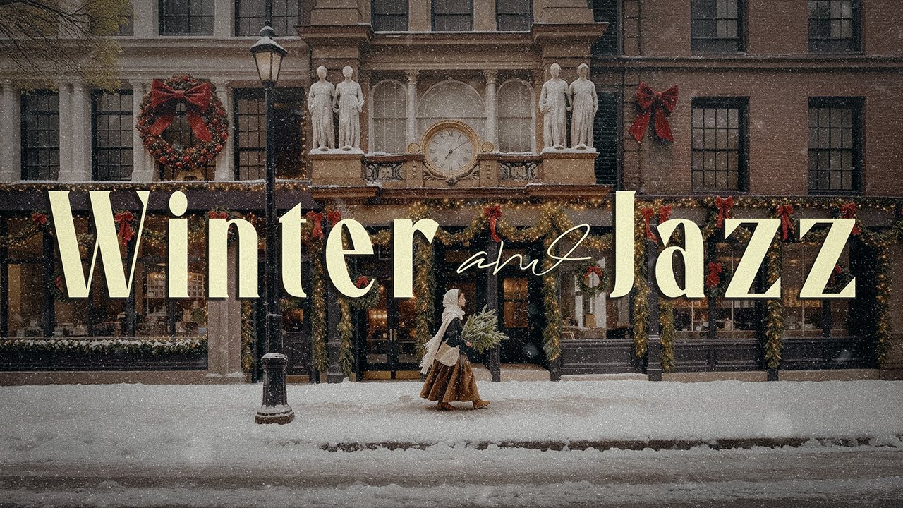 Christmas Jazz Music ❄️ | Relaxing Winter Jazz Playlist | Soft & Cozy Cafe Background Music ☕