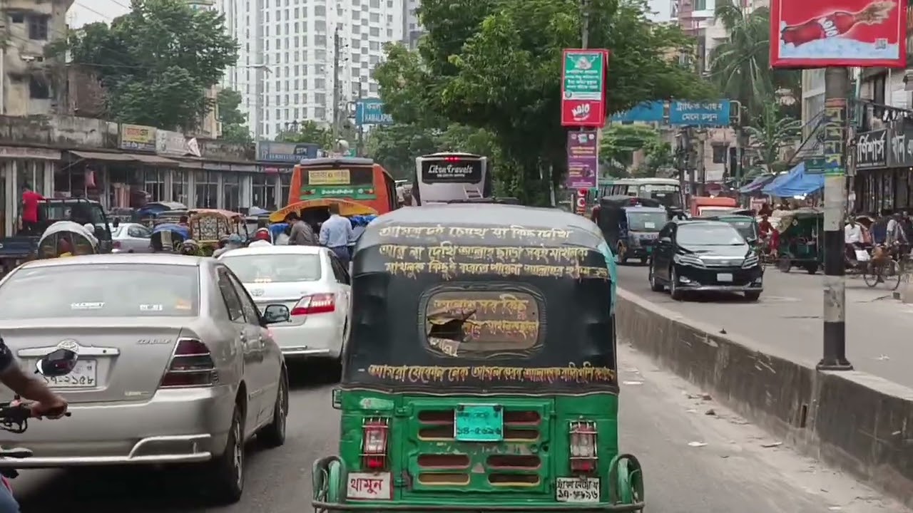 খিলগাঁও থেকে শাহজাহানপুর হয়ে যাবার সময়