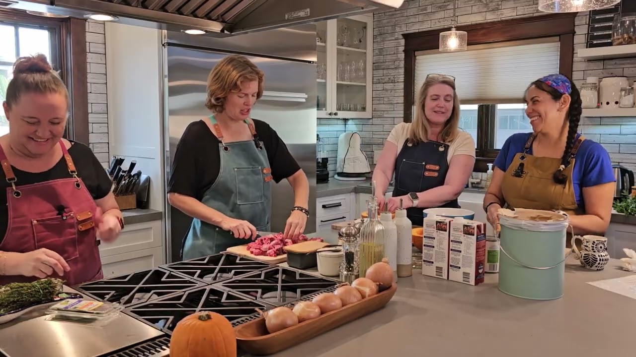Prep with us to use pressure cooker for the first time. Get your ingredients!