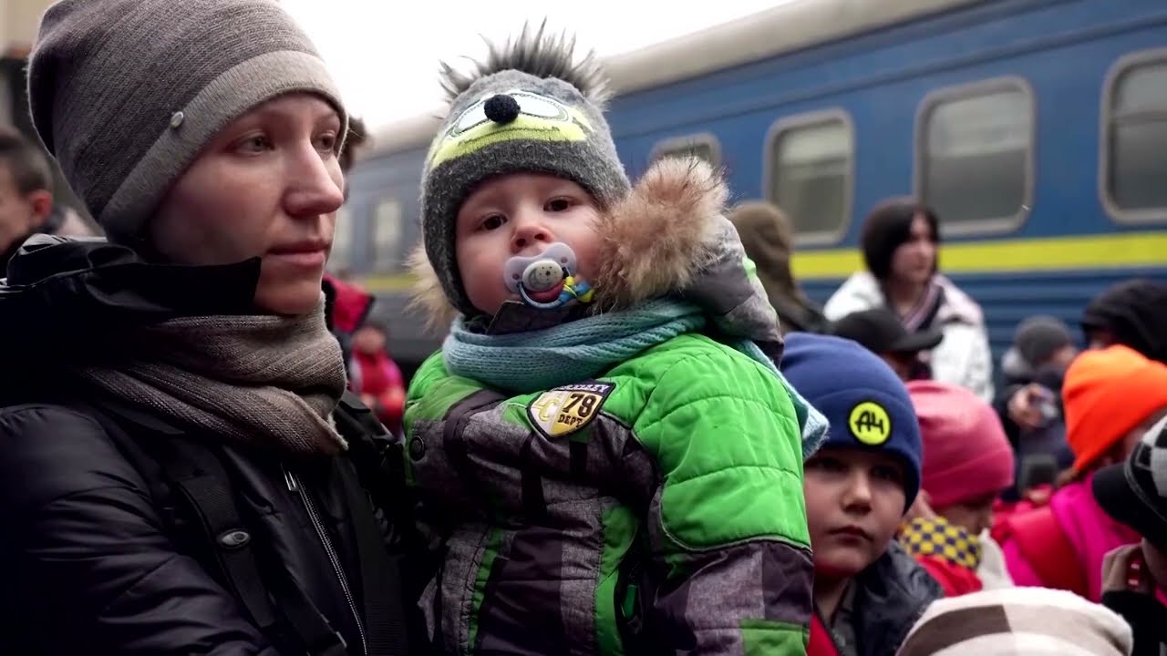 'Our children are being killed': Orphans flee Ukraine