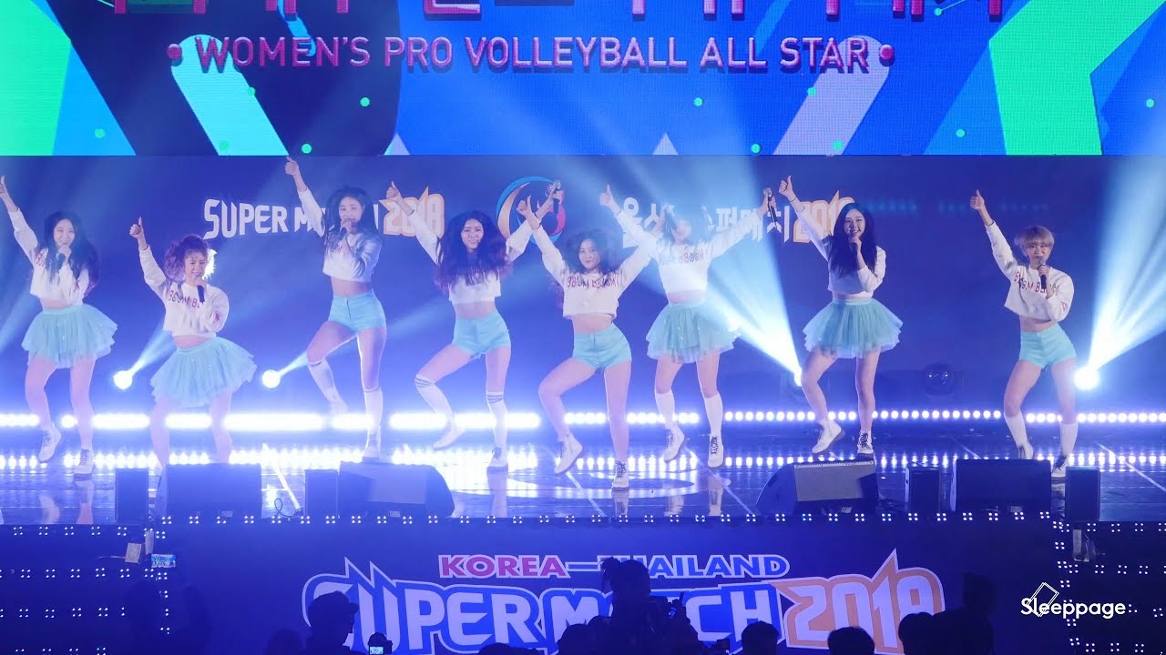 [4K] 180408 모모랜드 MOMOLAND Full Cam @ 한국태국친선배구 By Sleeppage