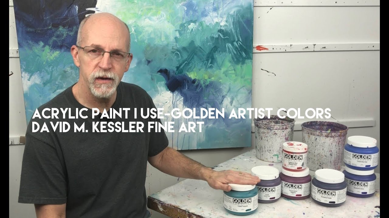 Acrylic Paint I Use - GOLDEN Artist Colors