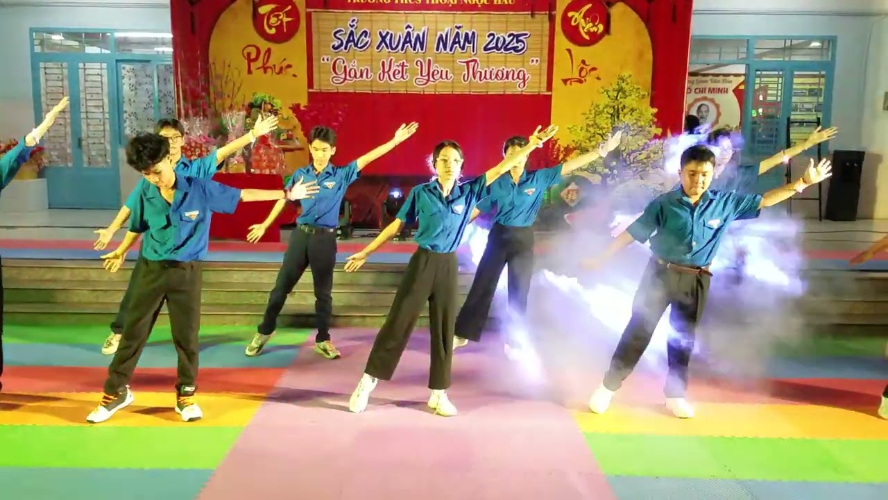 THCS THOẠI NGỌC HẦU-HỘI XUÂN 2025-LỚP 8A3-Dân vũ: Tuổi trẻ thế hệ Bác Hồ