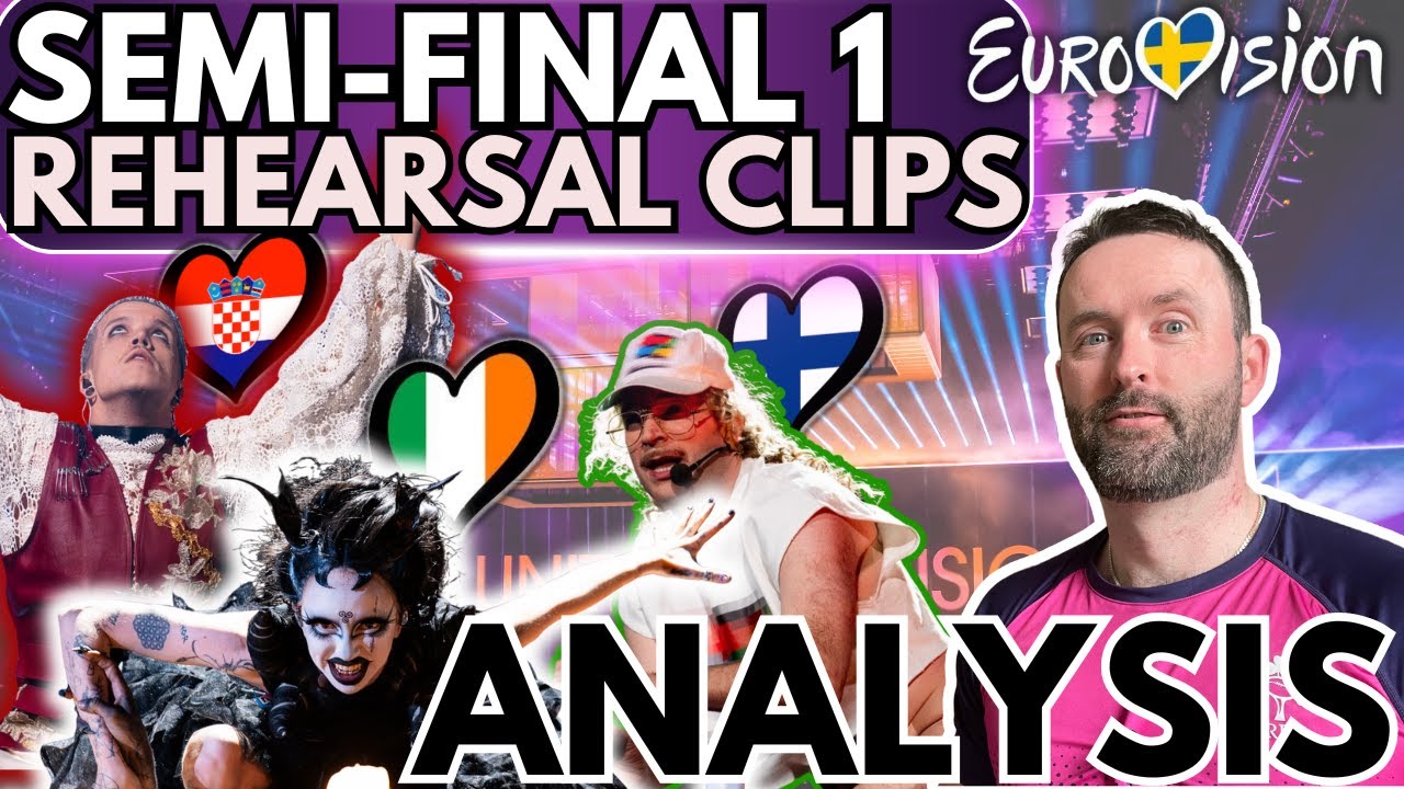 🔍 SF1 Rehearsal Clips ANALYSIS | Eurovision 2024