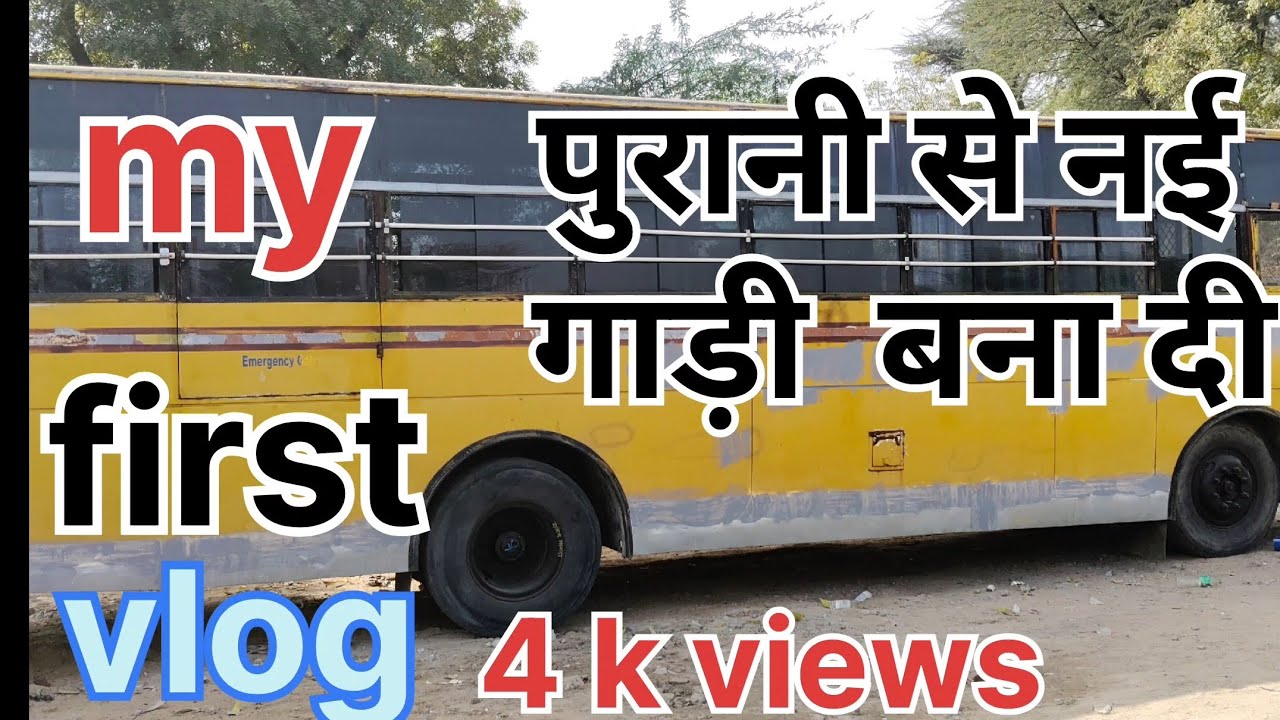 colour painting on bus