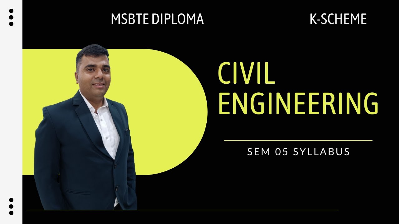 🔥 MSBTE Diploma Civil Engg Sem 5 K-Scheme Syllabus | Complete Guide + Marks Distribution! 📚