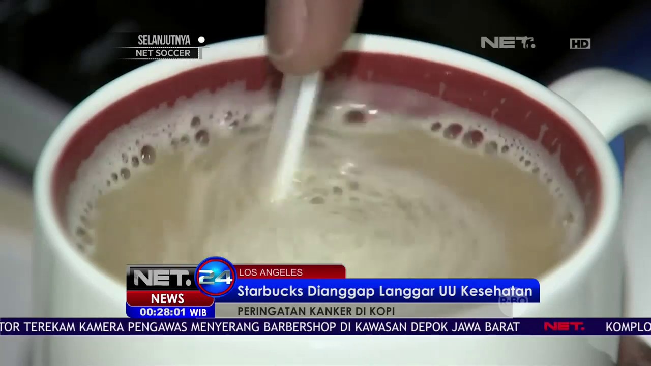Starbucks Dianggap Langgar UU Kesehatan - NET 24