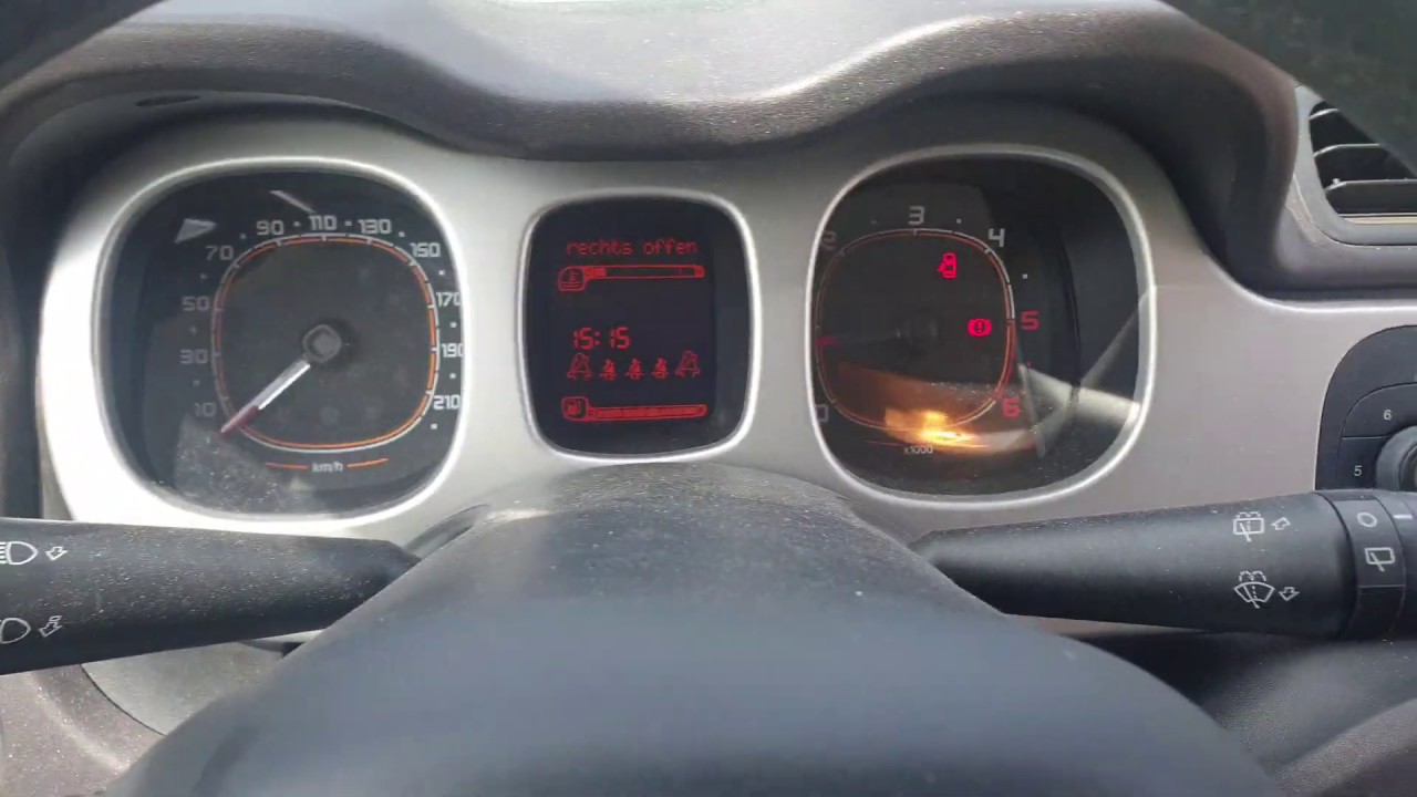 FIAT Panda Punto - Ölwechsel Kontrolllampe Reset - Ölwechselintervall zurücksetzen - 1.3 Multijet D