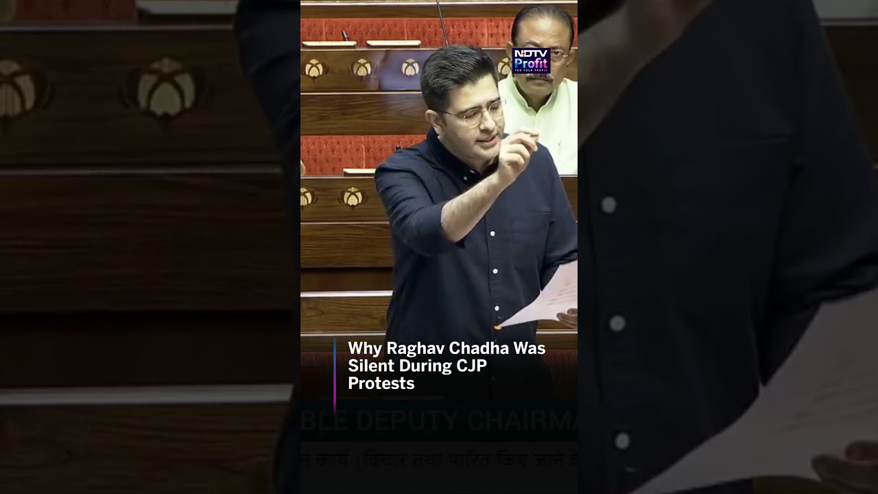 Watch: Why Raghav Chadha Was Silent During CJP Protests | #shorts