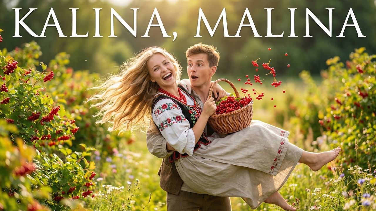 KALINA MALINA 🌺 Polska tradycyjna piosenka 💖 Serducho