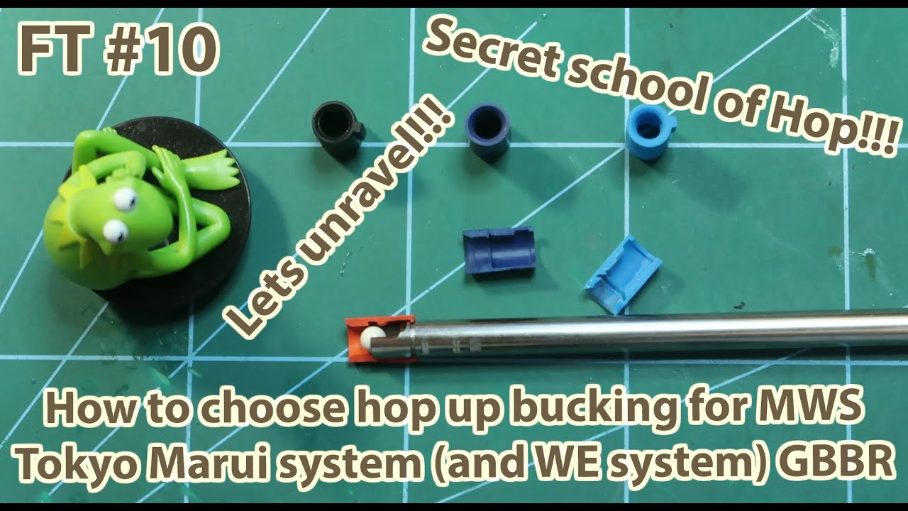 Советы от Frog #10 - Как выбрать резинку хоп-апа для системы MWS Tokyo Marui (и системы WE) GBBR