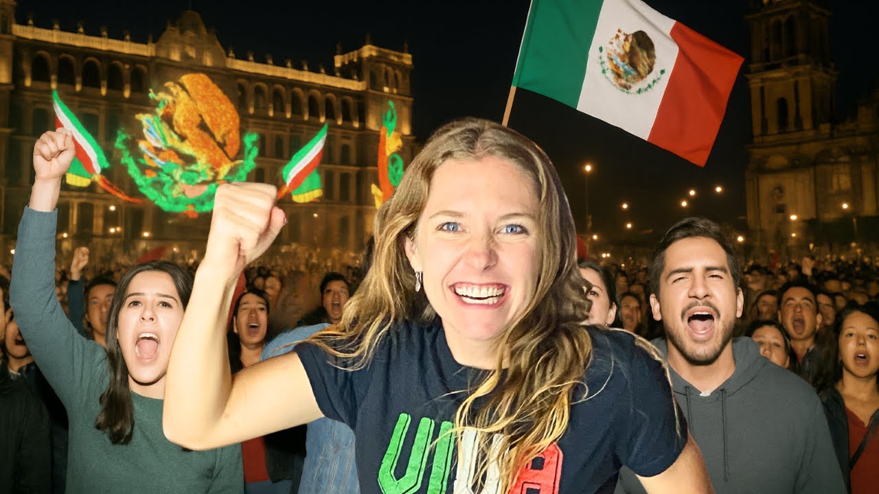 Gringos React to Mexican Independence Day (El Grito and Massive Military Parades)