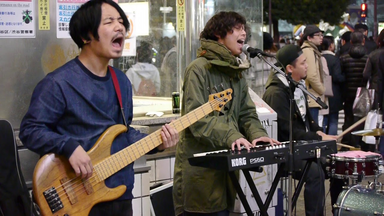 Omoinotake「この夜のロマンス」　2017年12月14日　渋谷路上ライブ