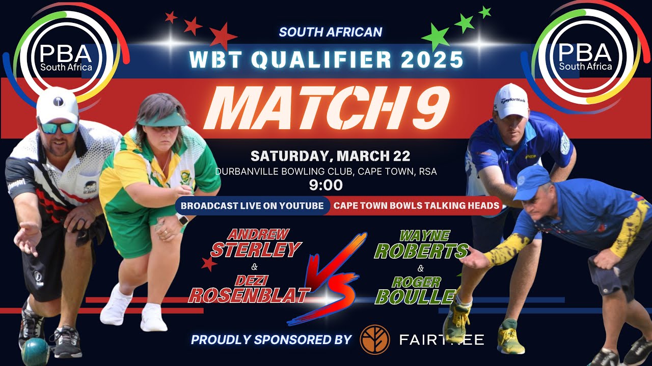 Andrew Sterley & Dezi Rosenblat VS Wayne Roberts & Roger Boulle (PBA Qualifiers 2025)
