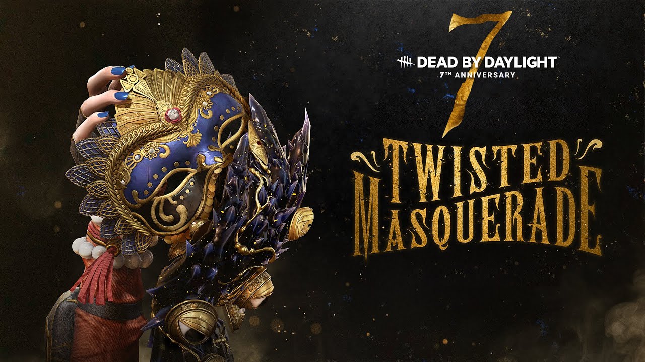 Dead by Daylight 7th Anniversary Twisted Masquerade Event Menu Theme