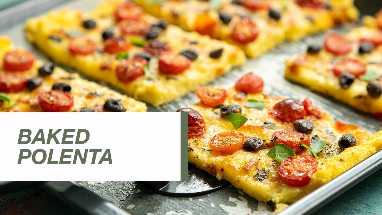 Baked Polenta with Cherry Tomatoes | Food Channel L Recipes