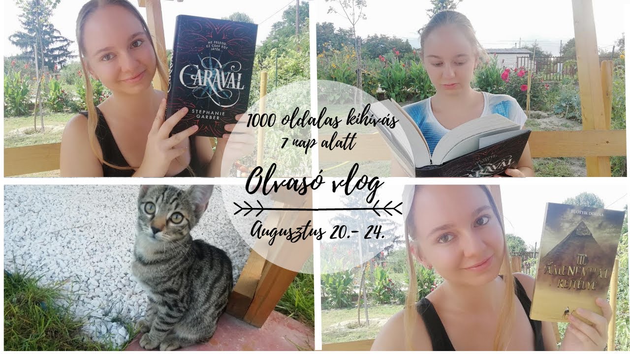 1000 oldalas kihívás 1 hét alatt | Olvasó vlog 1. rész