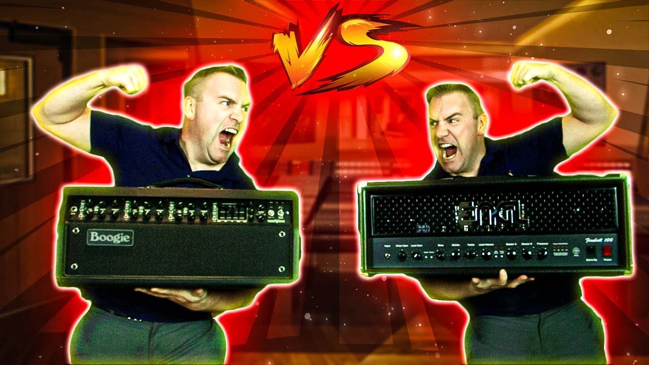 Mesa Boogie Mark V 90w VS ENGL Fireball 100 HIGH GAIN SHOOTOUT