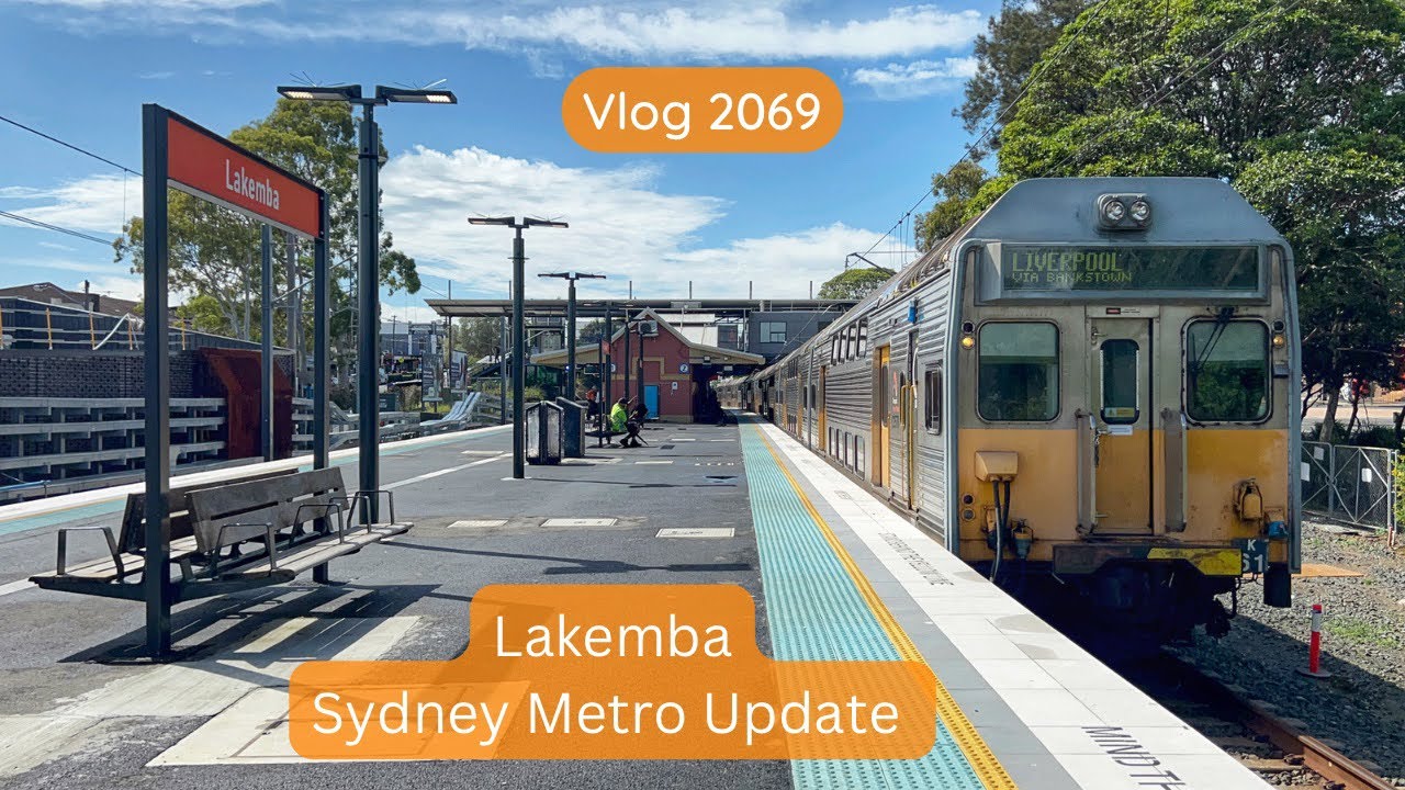 Sydney Trains Vlog 2069: Lakemba - Sydney Metro Update
