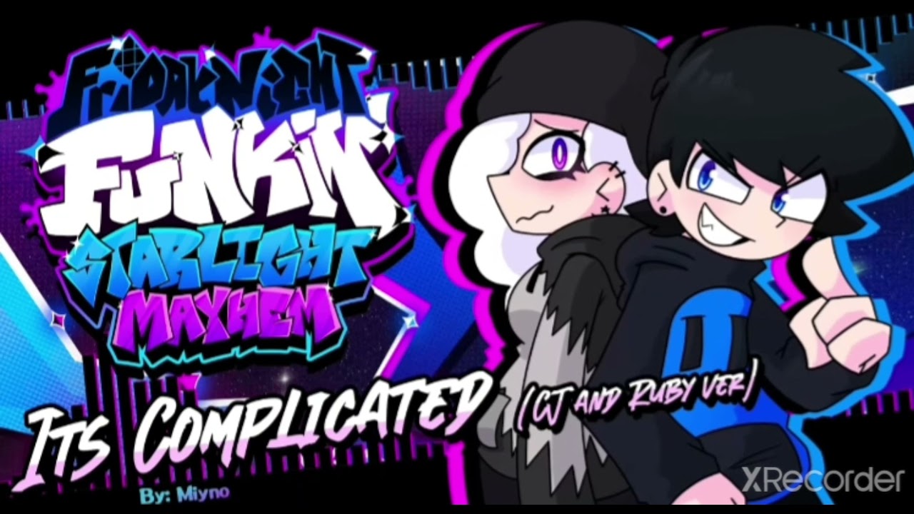 Friday Night Funkin' - It's Complicated (CJ & Ruby Ver) | Starlight Mayhem Rebooted OST [Official]