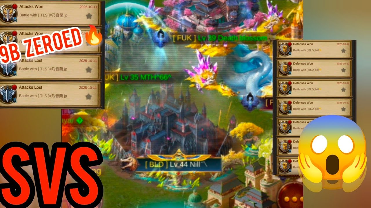 SvS | When a Big K44 Want to Kill You But You Are Reined | Evony The King's Return 