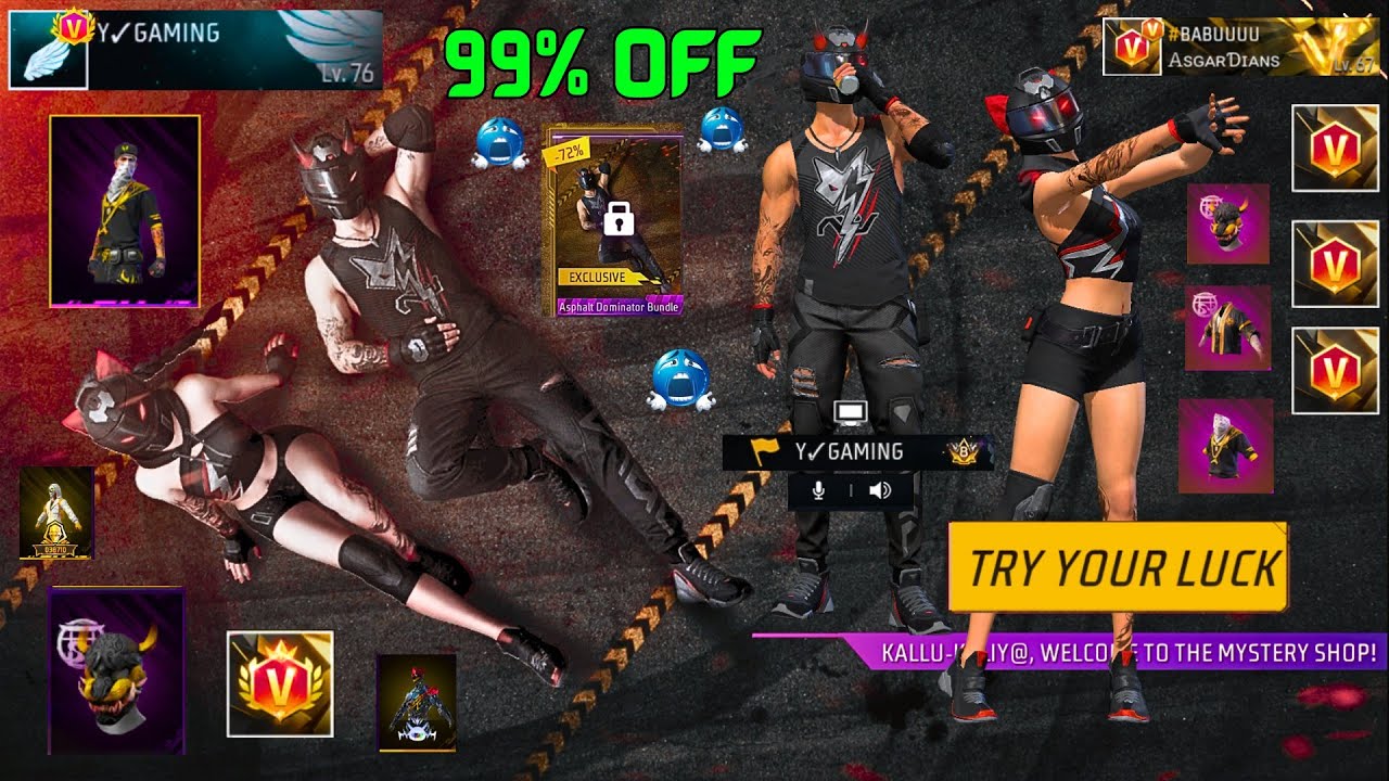 Purchasing All item 😱  No Top-Up Account को Pro बना Diya 😈❤&zwj;🔥 Mystery Shop - Garena Free Fire 🔥