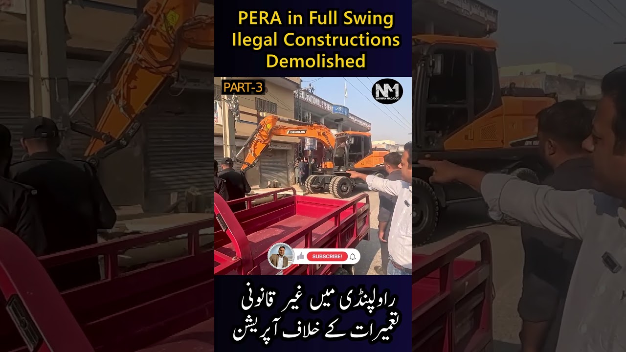 Part-3 | PERA Force Operation Against Encroachments in Rawalpindi | EP-593 @naumanmaqsoodahmed