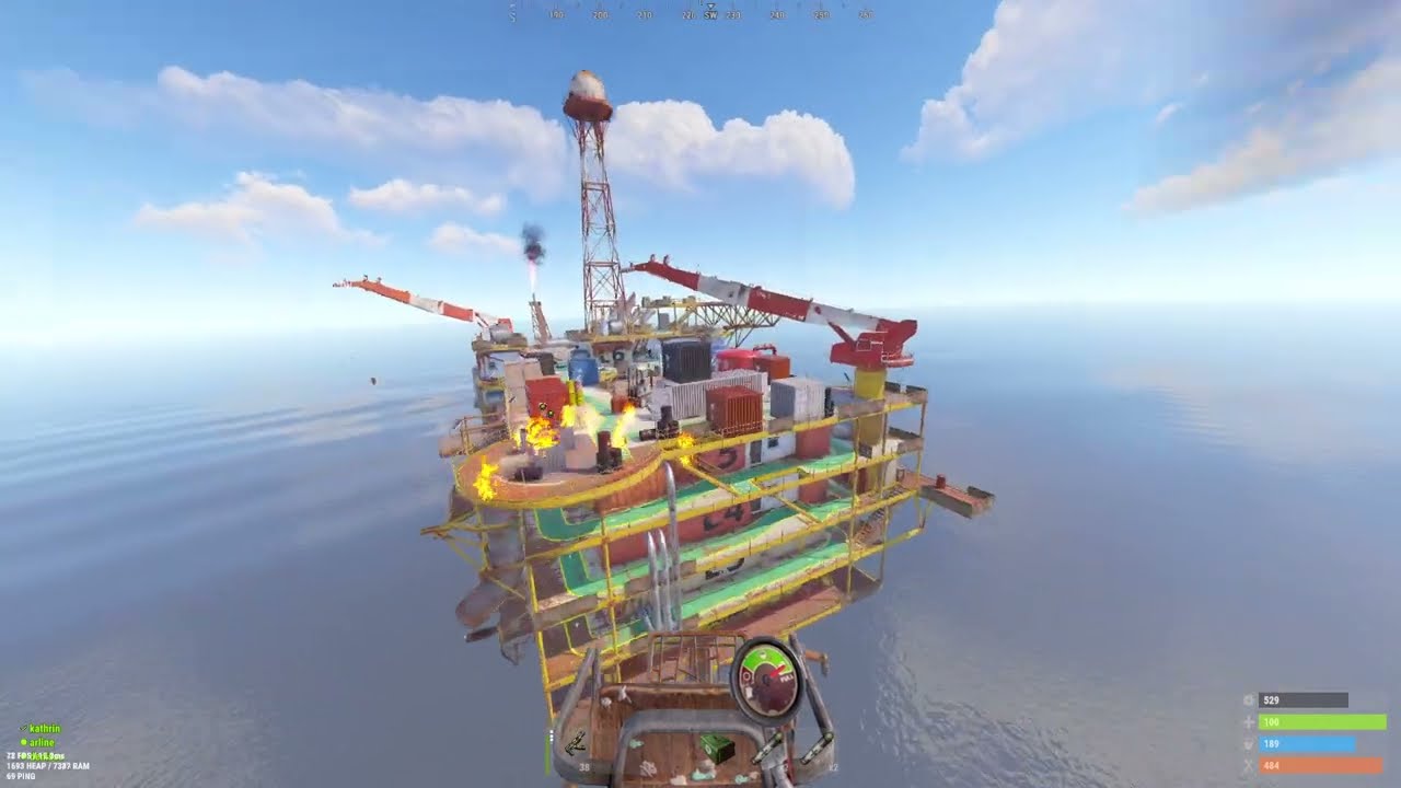 5 SAATTE EN FAZLA NE KADAR GELİŞEBİLİRSİN ?  I Rust Türkçe