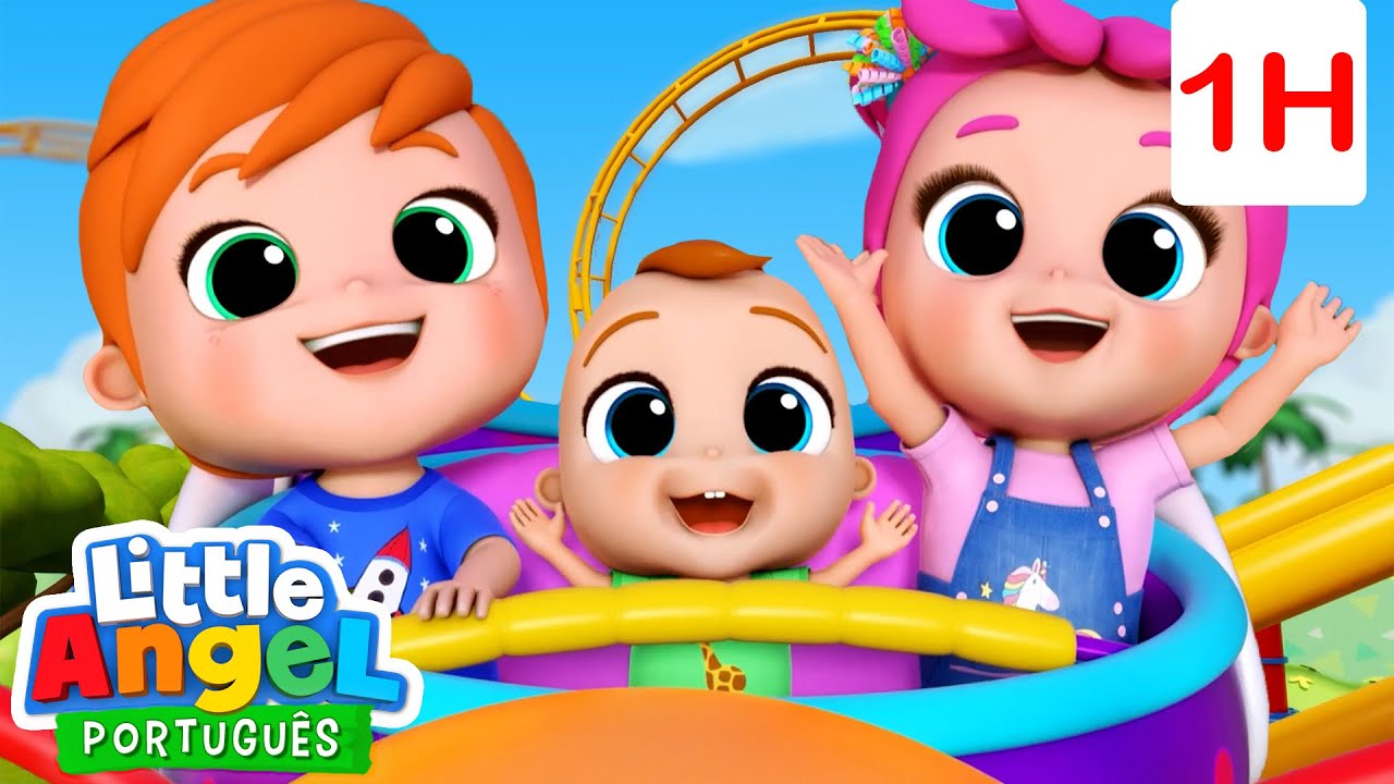 Exploração Parque do Bebê João! | 1 HORA Músicas Infantis em Português 🎵 | Little Angel Brasil