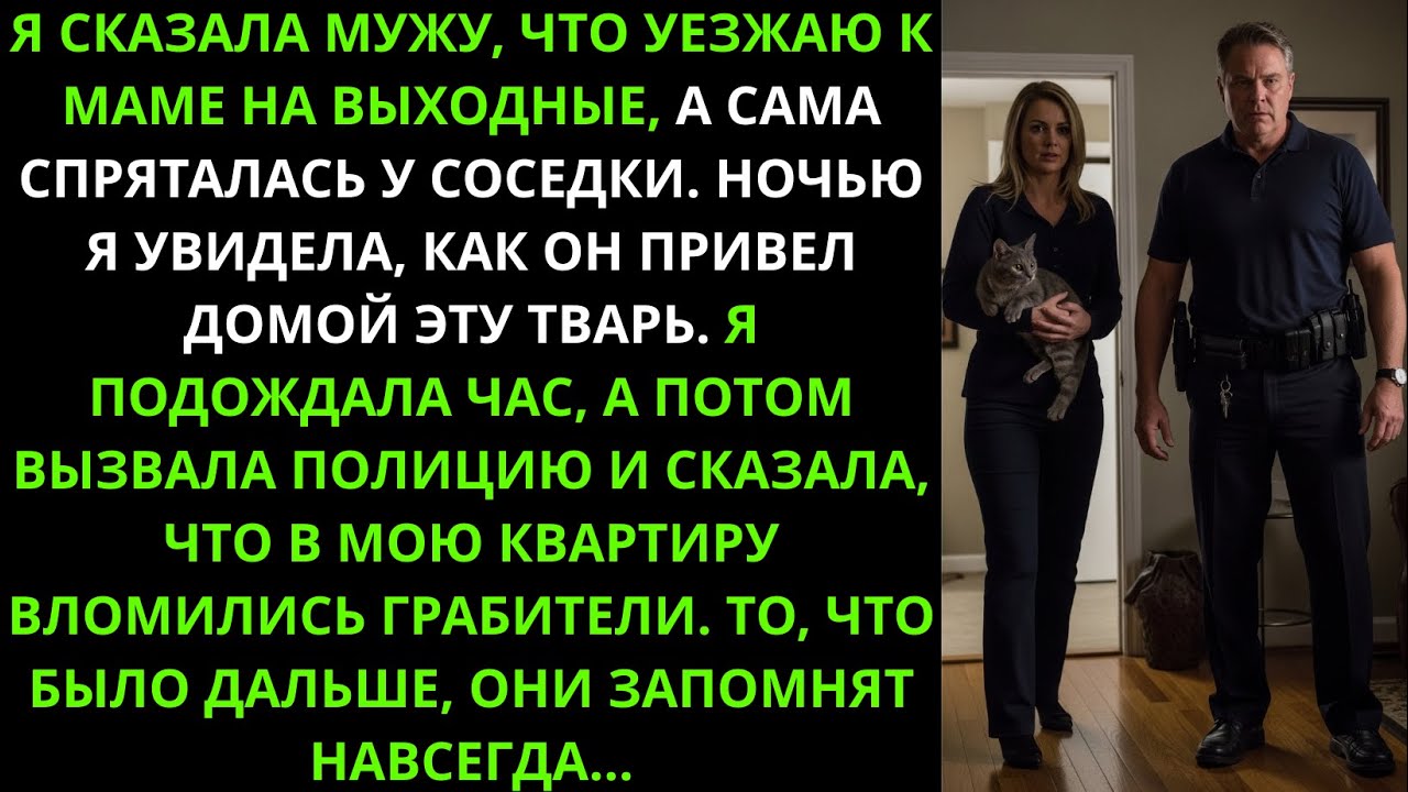 Сказала мужу, что уехала, а сама спряталась… Ночью в доме начался настоящий спектакль.