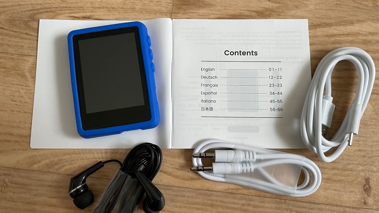Unboxing MP3 player MECHEN
