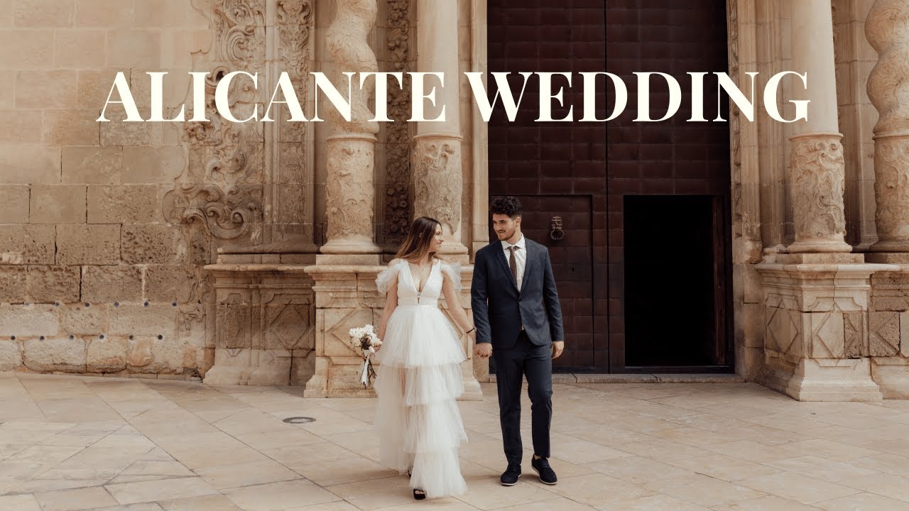 Exploring Bas&iacute;lica de Santa Maria d'Alacant with Alicante wedding photographer Hannah Hutchins