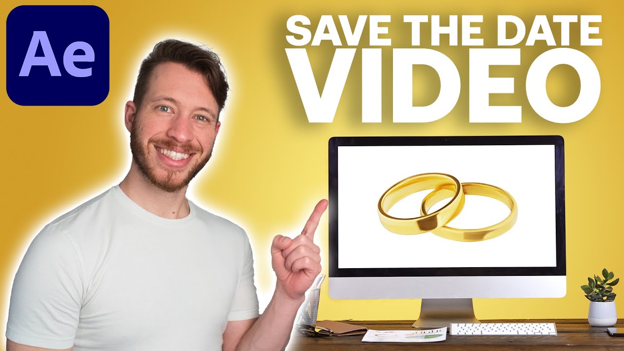 How To Make A Wedding Invitation Video In After Effects - Save The Date