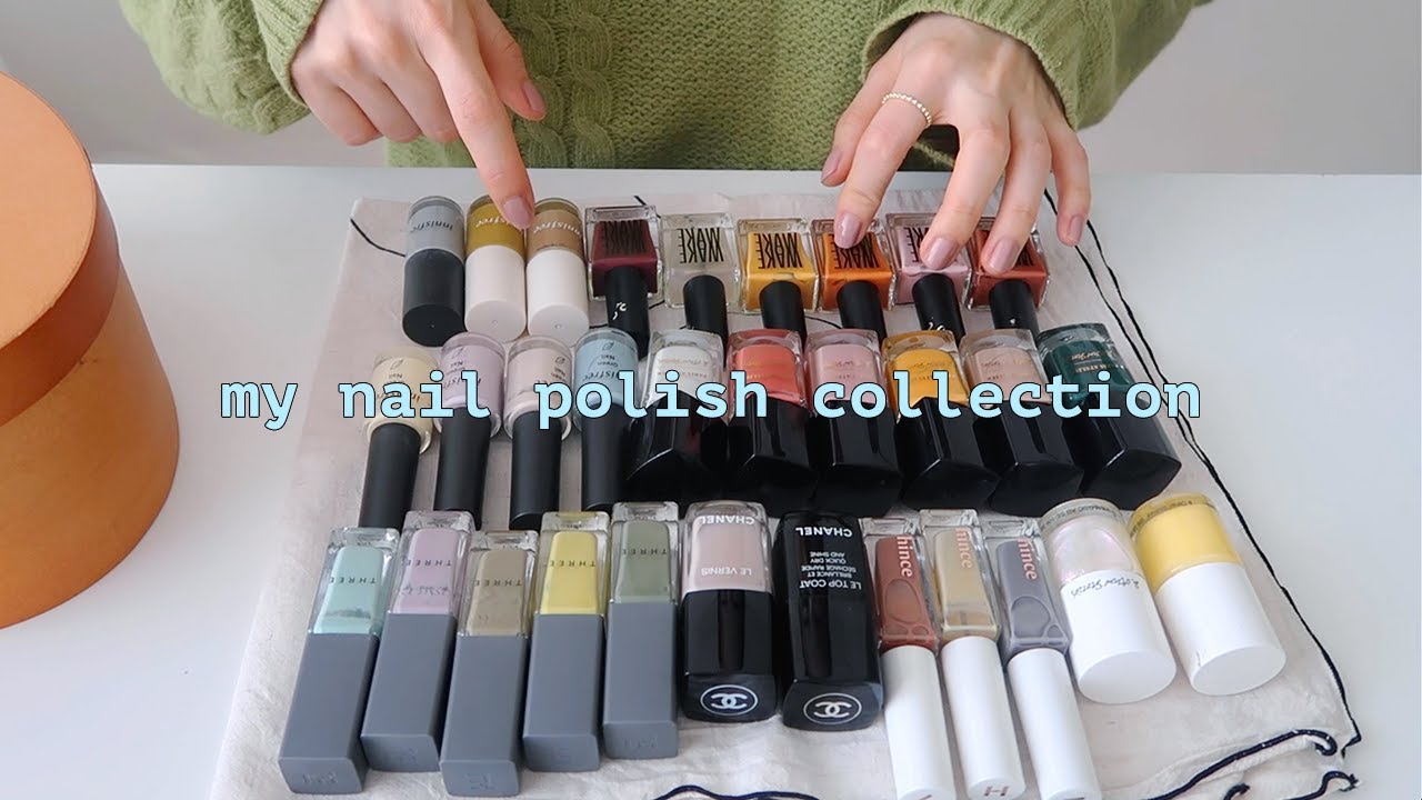 my nail polish collection💅🏻 31가지 네일제품 몽땅 소개하기