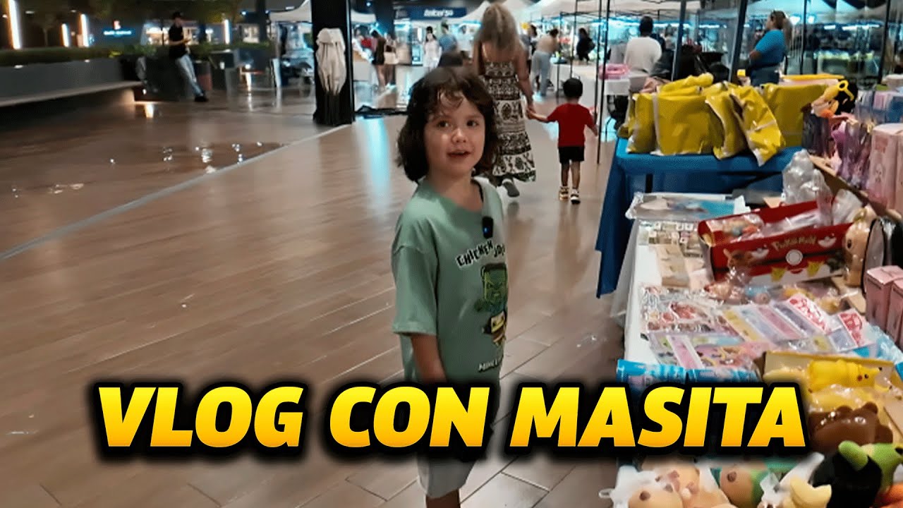 SOYPAN Y MASITA VLOG EN UNA PLAZA DE MONTERREY