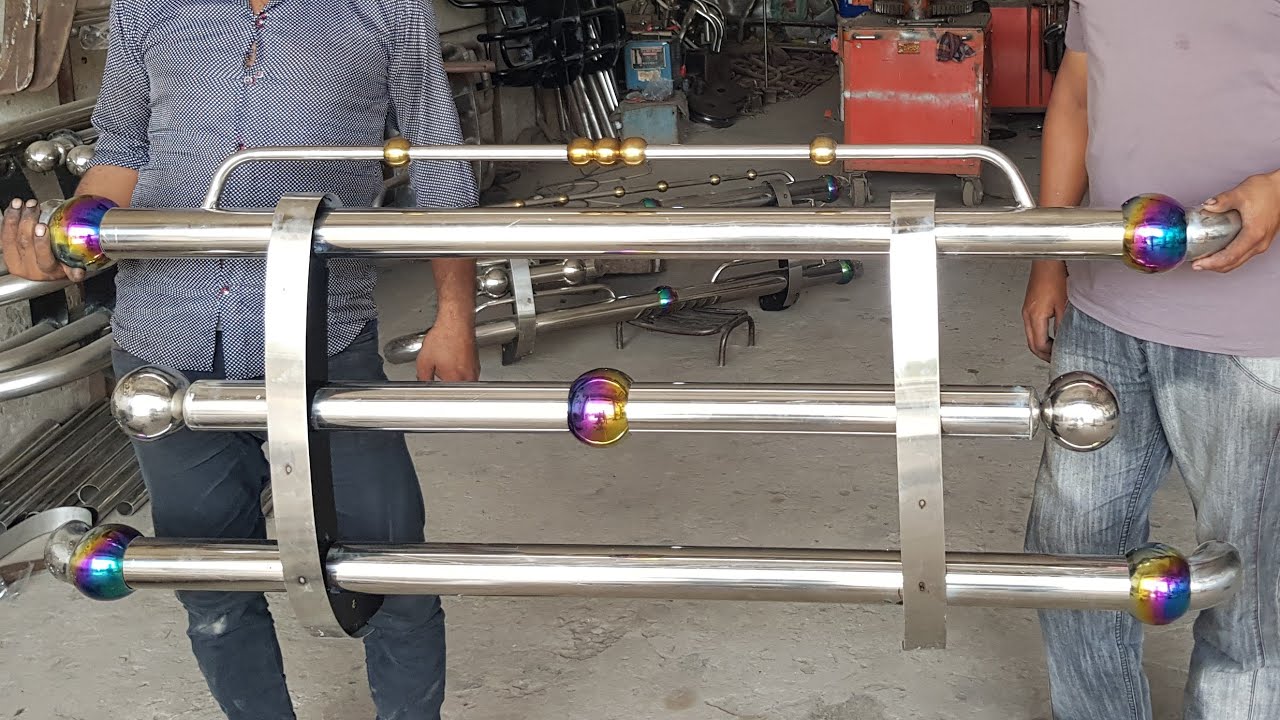 Heavy Transport vehicle's Front Safety Grill | SafeGuard | Step By Step Making | Amazing skills