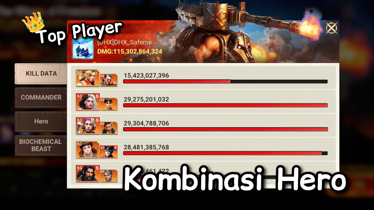 Tes Kombinasi Hero Kamu di Sini! + Lihat Kombo yang Dipakai Top Player Doomsday Last Survivors