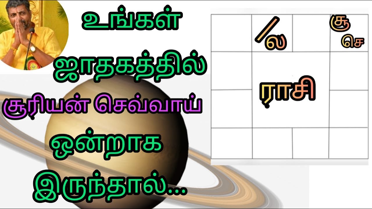உங்கள் ஜாதகத்தில் சூரியன் செவ்வாய் ஒன்றாக இருந்தால்,604 part,