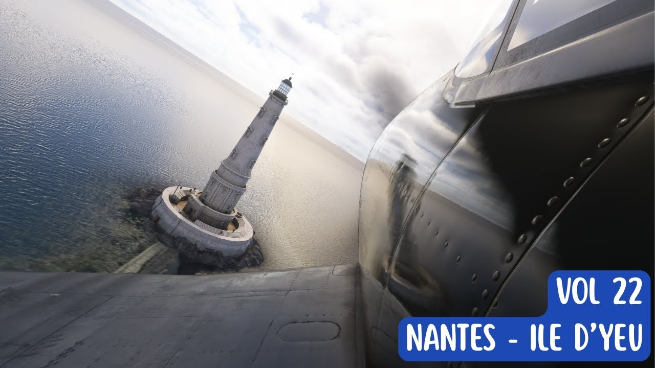 Flight Simulator 2024 | Azgharie World Tour 2 | 22 : Nantes - Ile d'Yeu