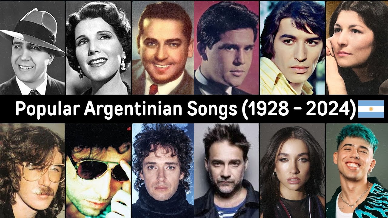 Evolución musical Argentina (1928-2024) 🇦🇷 || Argentinian Songs Evolution || #argentina  #music
