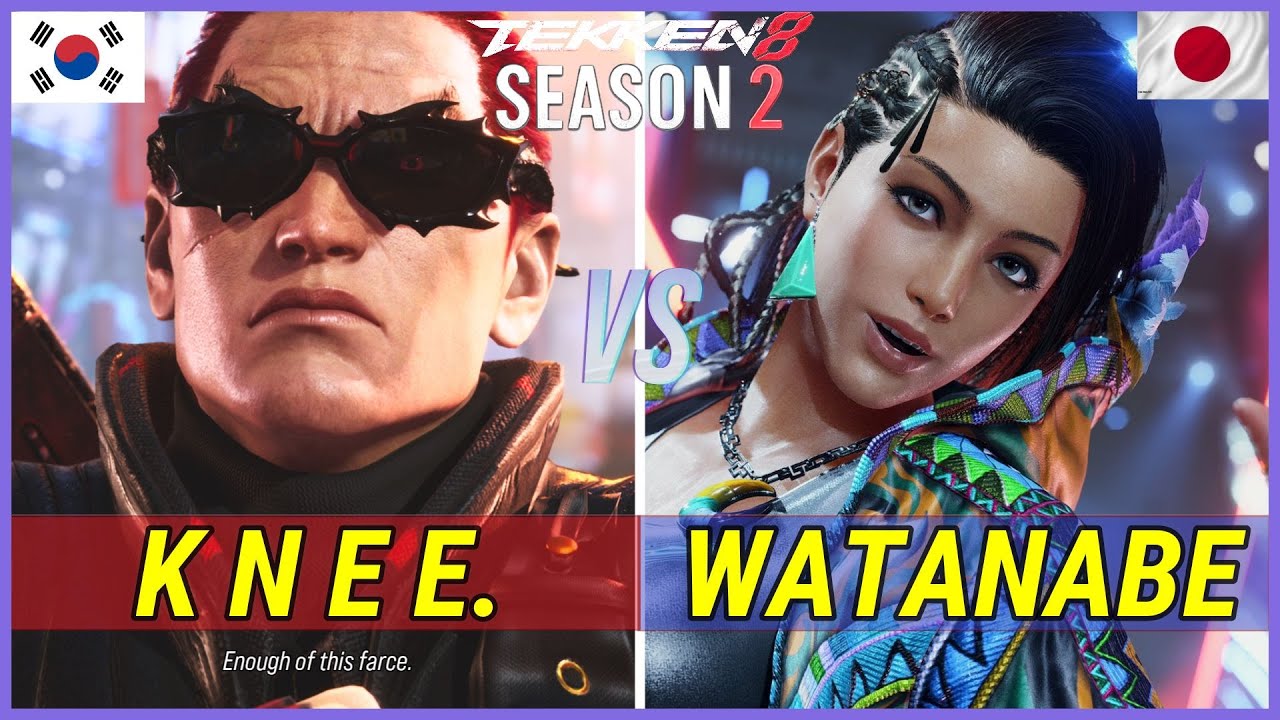 Tekken 8 (Ver.2.01) | Knee (Kazuya) vs Watanabe (Azucena) Ranked Matches
