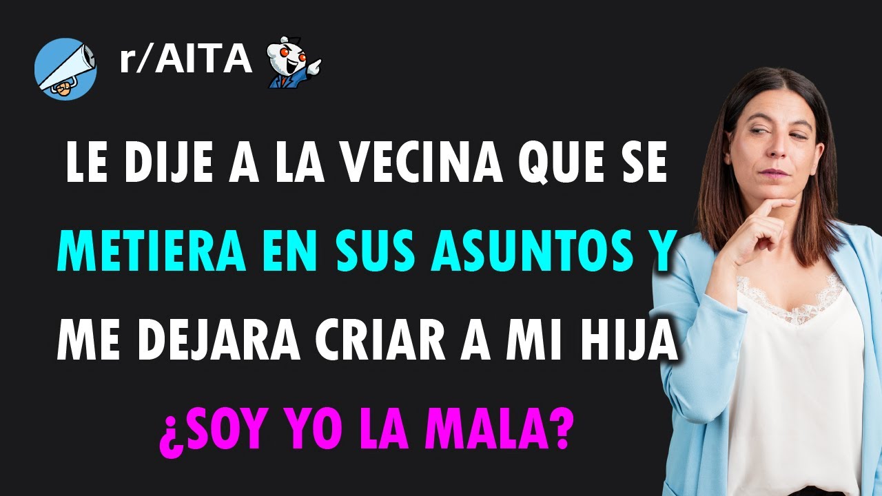 Vecina metiche, ¡déjame en paz!