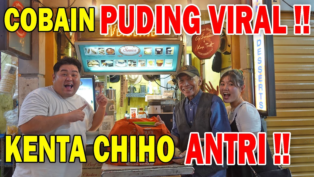 DEMI MAKAN PUDING VIRAL ALA JEPANG‼KENTA AJAK CHIHO ANTRI BERJAM-JAM⁉