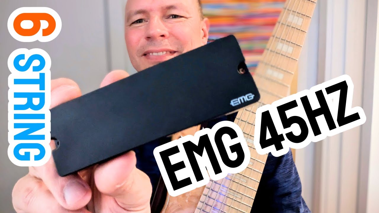 EMG 45Hz amazing Bass Pickups 6 string Install and Review