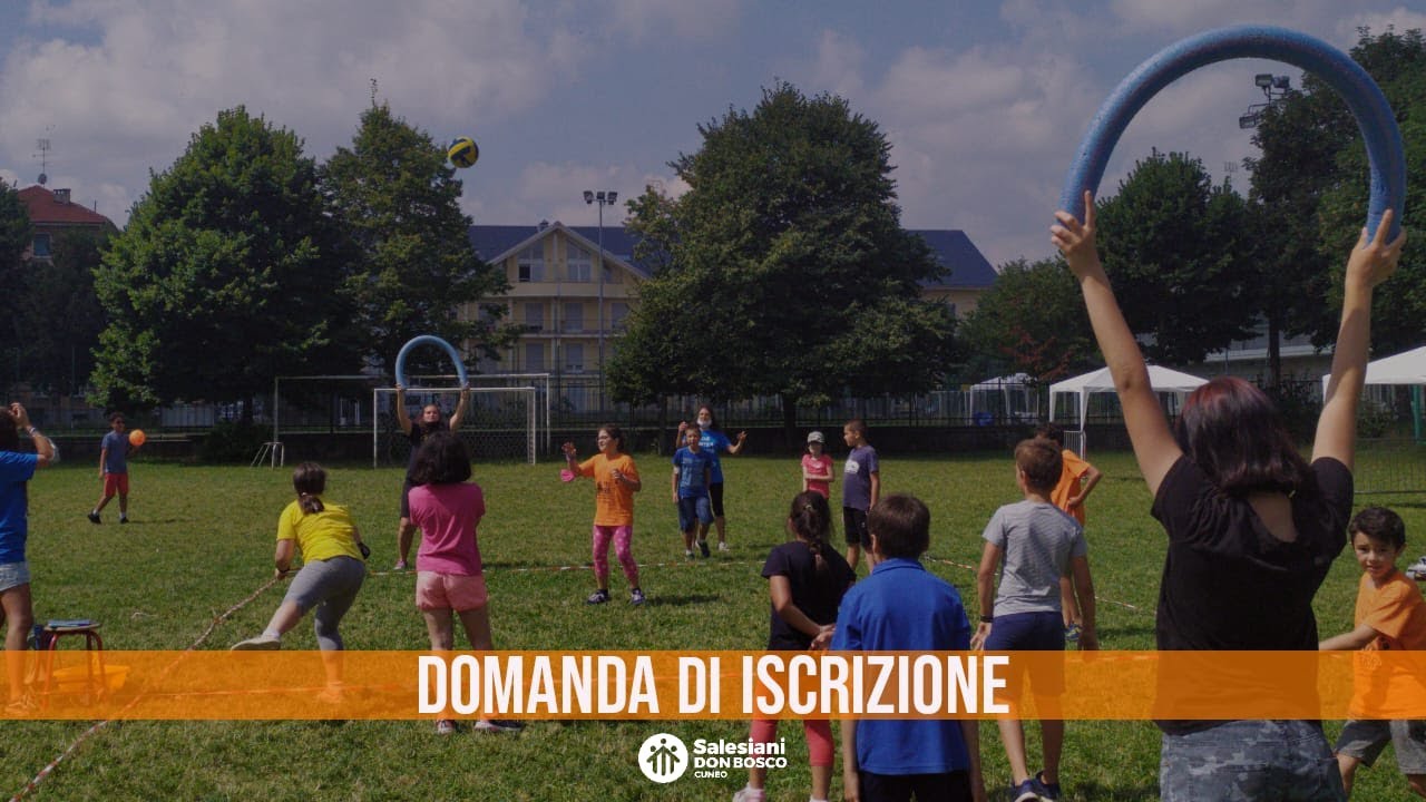 Estate Ragazzi 2020 Sale Cuneo - Domanda di iscrizione