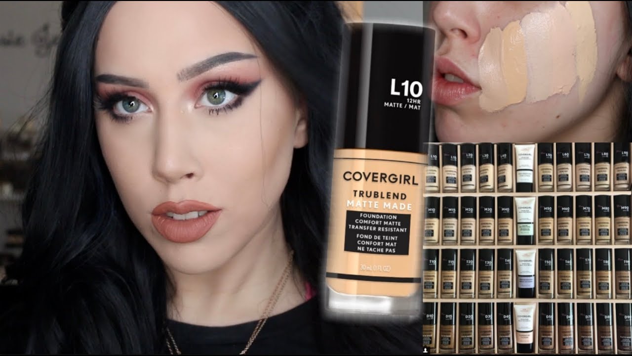 NEW COVERGIRL Trublend Matte Made Foundation! Swatches & Review